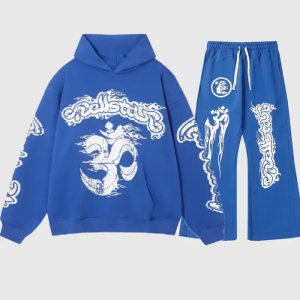 Hellstar Yoga sweatsuit Blue (1)