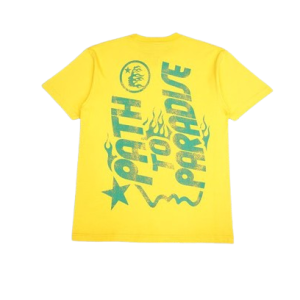 Hellstar Jesus Emblem Yellow T-Shirt