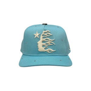 Baby Blue Rhinestone Snapback