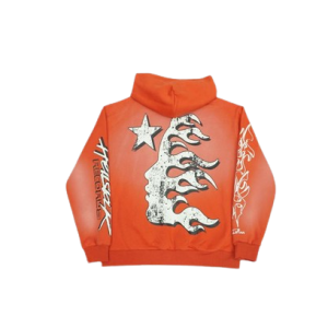 Hellstar Records Hoodie Orange