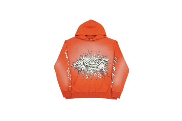 Hellstar Records Hoodie Orange