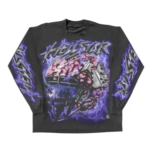 Hellstar Long Sleeve Tee Shirt Black