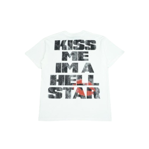 Hellstar White Kiss Me T-Shirt