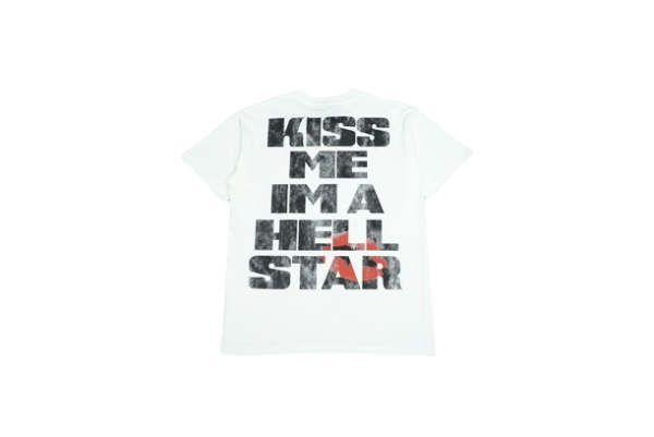 Hellstar White Kiss Me T-Shirt