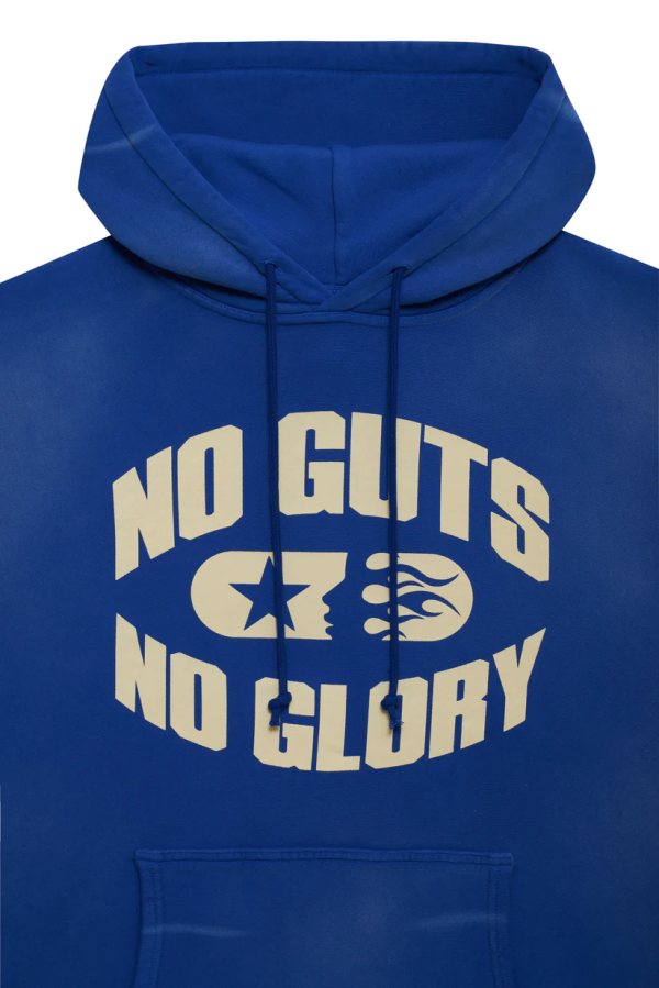 Hellstar Blue Hoodie No Guts No Glory