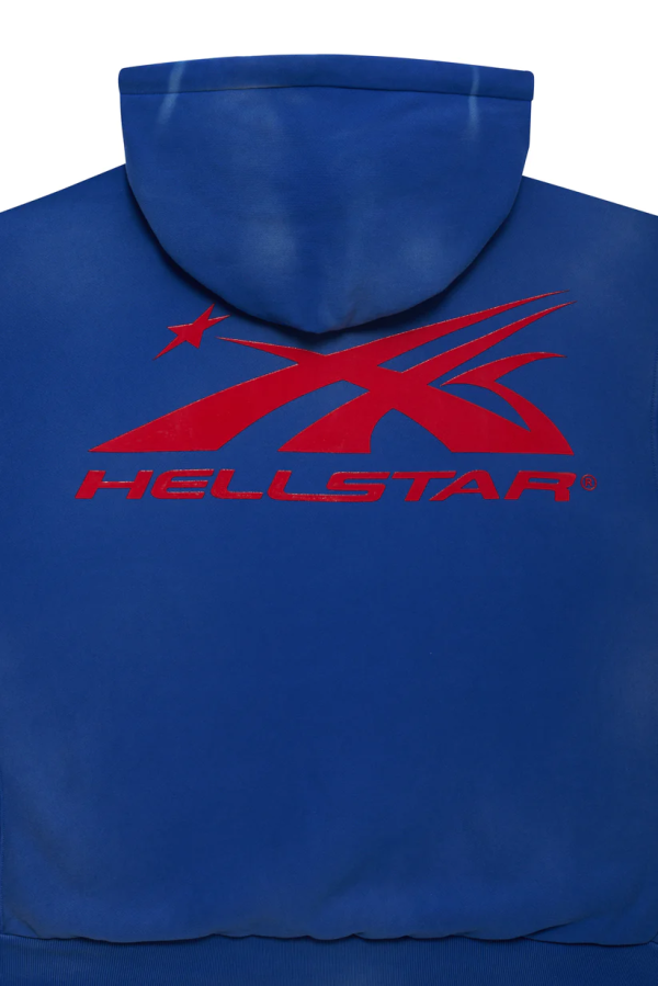 Hellstar Sports Hoodie Blue