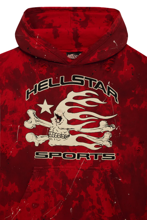 Hellstar Sports Red Hoodie