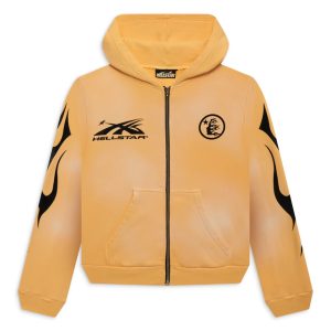 Hellstar Sports Zip-up Hoodie Yellow