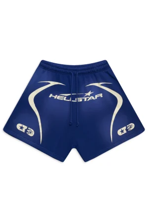 Blue Hellstar Warm Up Shorts