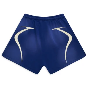 Blue Hellstar Warm Up Shorts