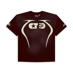 Hellstar Brown Warm Up T-Shirt