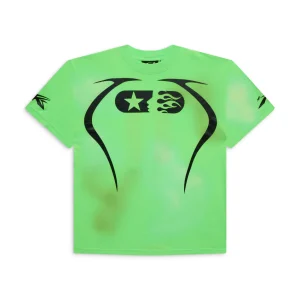 Hellstar Green Warm Up T-Shirt