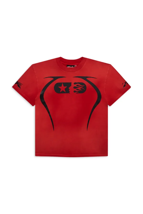 Hellstar Red Warm Up T-Shirt