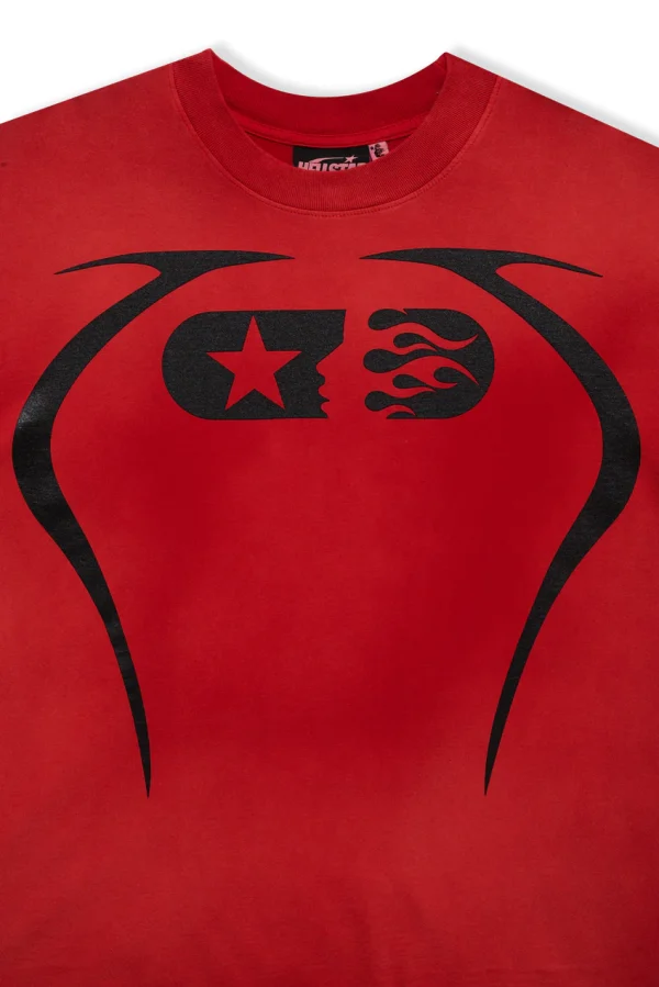 Hellstar Red Warm Up T-Shirt