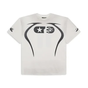 Hellstar White Warm Up T-Shirt