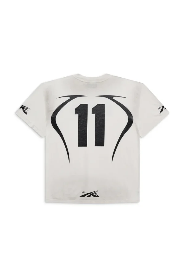 Hellstar White Warm Up T-Shirt