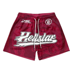 Hellstar-Casual-Red-Shorts