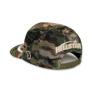 Military Hellstar Big Logo Trucker Snapback Hat