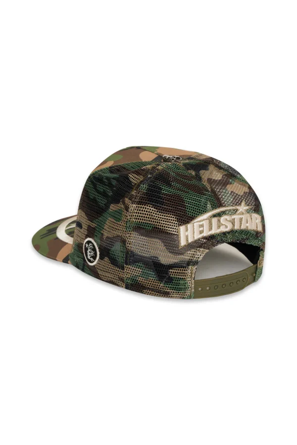 Military Hellstar Big Logo Trucker Snapback Hat