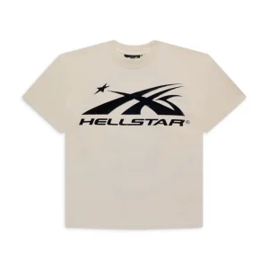 White Hellstar Sports Core Gel Logo T-Shirt