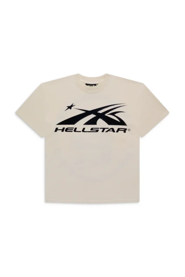 White Hellstar Sports Core Gel Logo T-Shirt