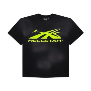 Yellow Hellstar Sports Core Gel Logo T-Shirt