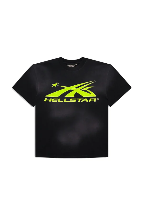 Yellow Hellstar Sports Core Gel Logo T-Shirt