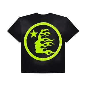 Yellow Hellstar Sports Core Gel Logo T-Shirt