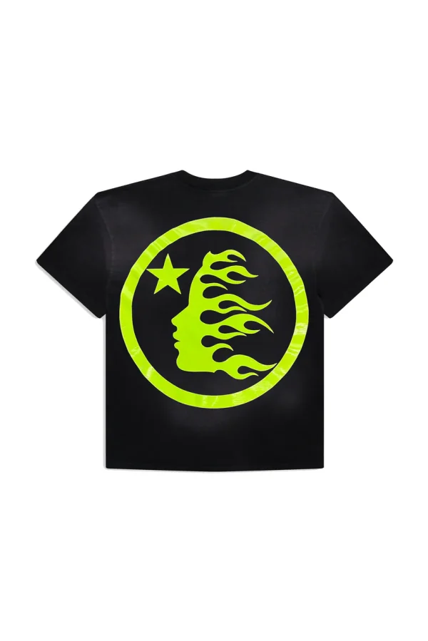 Yellow Hellstar Sports Core Gel Logo T-Shirt