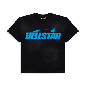 Hellstar Classic T-shirt (Black/Blue)