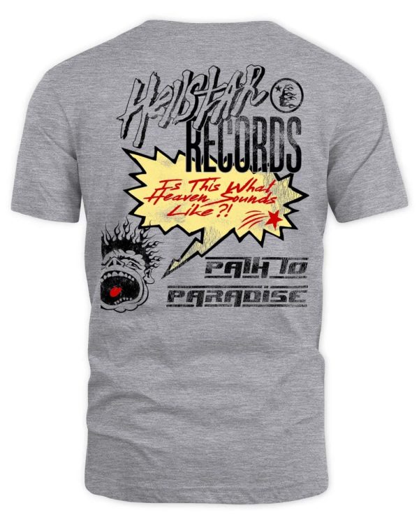 Hellstar Records Shirt Grey