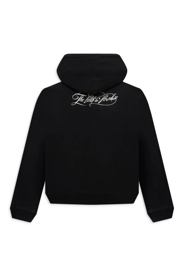 Hellstar records Zip Up Hoodie Black