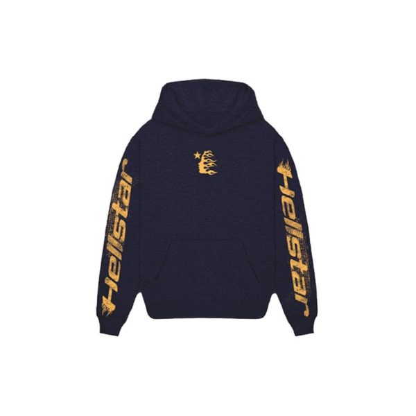 Hellstar Navy Blue Hoodie