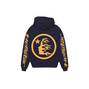 Hellstar Navy Blue Hoodie