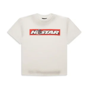 White Hellstar Box Logo T-Shirt