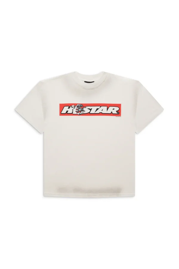 White Hellstar Box Logo T-Shirt