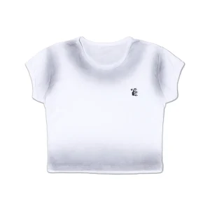 White Hellstar Women's Crop Top